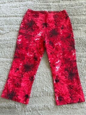 Vintage Rave Stretch size 5 Floral Capris